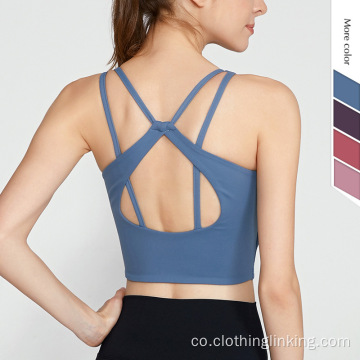 Workout Running Yoga Tank Tops per a donna